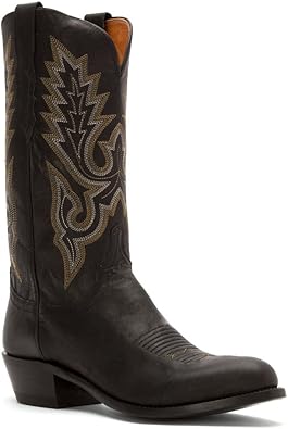 rounded cowboy boots