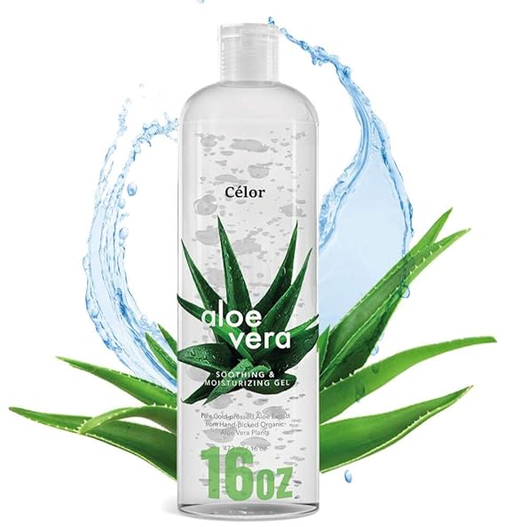 16oz Aloe Vera Gel For Face Pure Aloe from 100 Gel