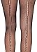 Leg Avenue Women's Scale Fishnet Stockings with Attached Garterbelt