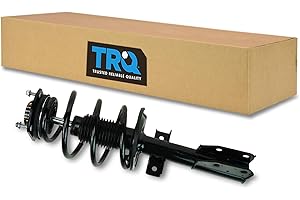 TRQ Front Left Right Complete Strut & Coil Spring Assembly Driver Passenger Side Compatible with 2008-2012 Buick Enclave 2009-2012 Chevrolet Traverse 2007-2012 GMC Acadia 2007-2010 Saturn Outlook