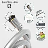 ZatRuiZE 1.5m PVC Shower Hose Replacement Pipe High-Pressure Flexible Universal view 2