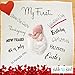 Kiddo Kind Baby's First Holiday Milestone Blanket - Photography Props for Baby Boy & Baby Girl