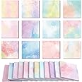 12 Pads 720 Sheets Watercolor Sticky Notes 2.8 x 2.8 Inches Cute Self Stick Note Pads Funny Self Adhesive Memo Post Notes for Office School Home Students Teachers Gift