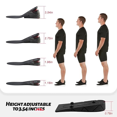 Height Increase Insoles Layer Shoe Lifts Men and Women Height