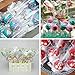 Jatidne 100 Pieces Cake Pop Sticks Lollipop Sticks with Lollipop Bags Ties and Cupcake Wrappers for Lollipop Making Party Favours