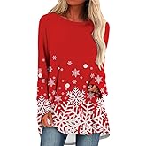 YOPLANET Womens Long Tunics or Tops to Wear with Leggings Short/Long Sleeve Blouses Shirts