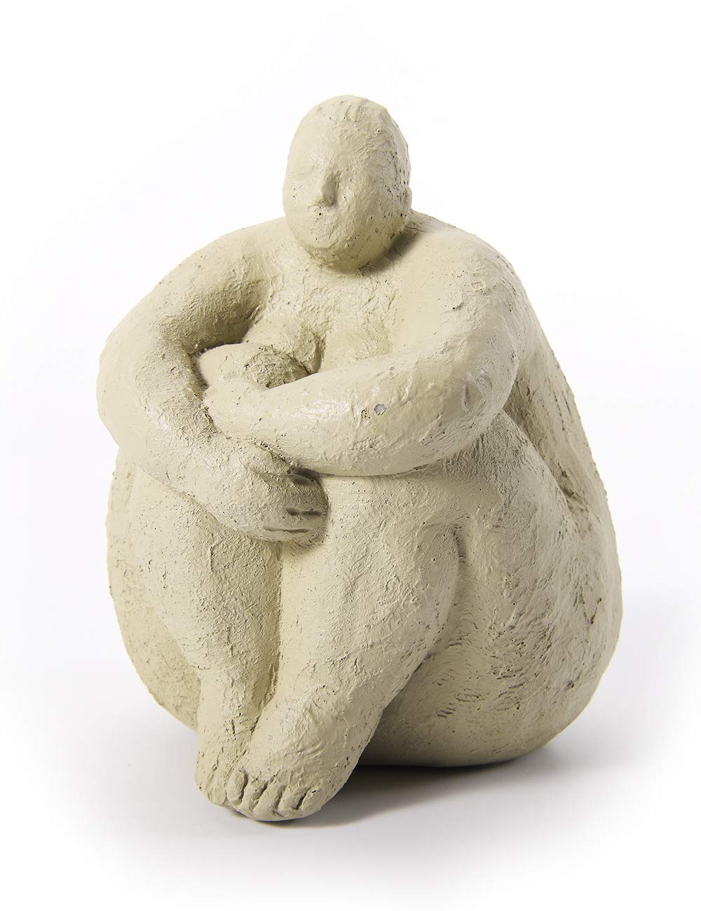 Amoy-Art Lady Sculpture Statue Woman Ornament Arts Yoga Figurine Gifts Modern Home Decor Table Centerpiece Crafts Polyresin 18cm
