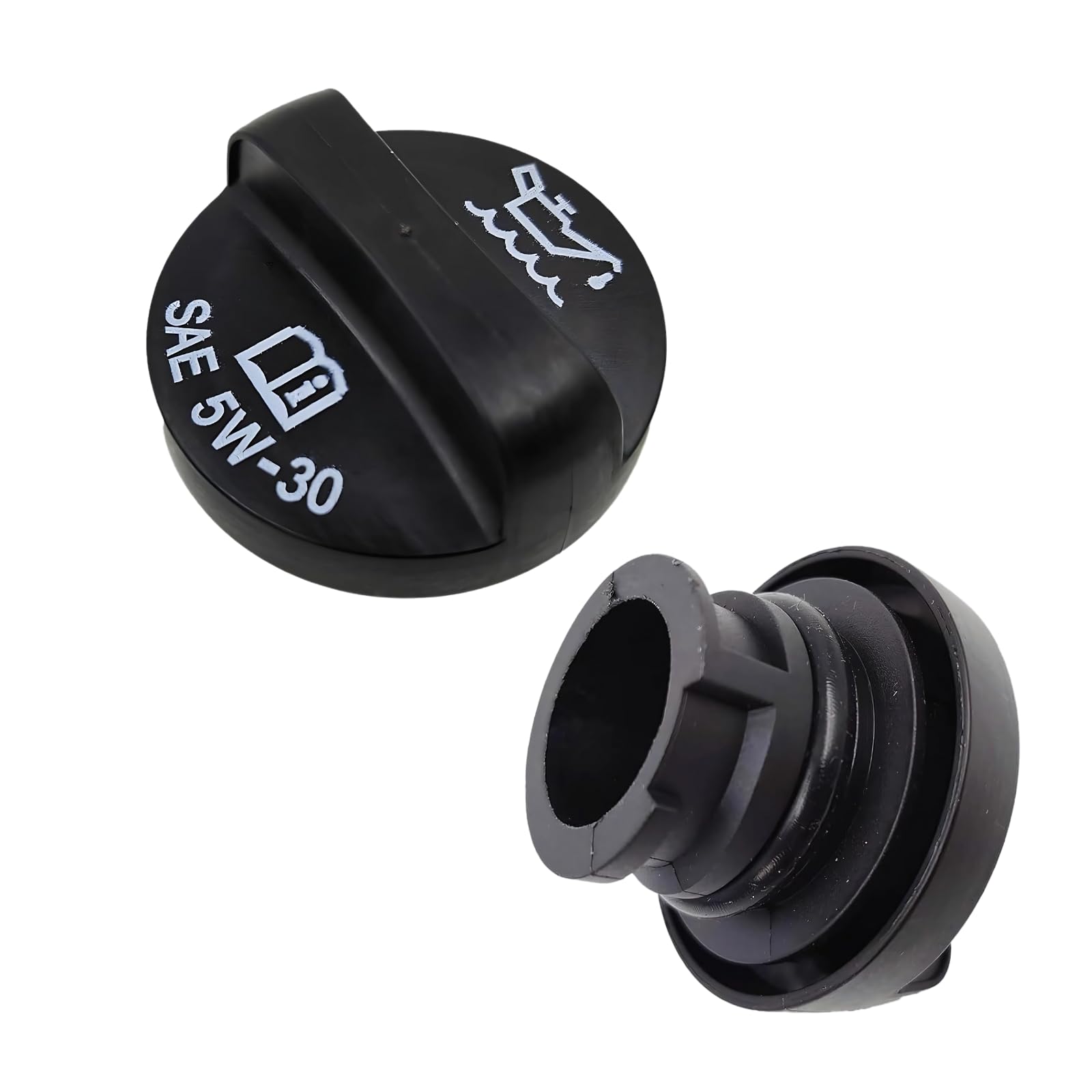 Photo 1 of Engine Oil Cap Replacement Compatible with GM Chevy Equinox GMC Terrain Buick Verano Saturn Impala Tahoe Silverado Suburban - Oil Filler Cap Auto Parts - OEM Oil Fill Cap Replacement for Oil Change