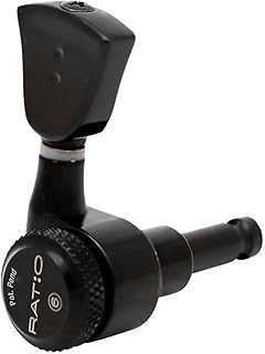 GraphTech Ratio Electric Locking 3+3 Vintage 2 Pin Black