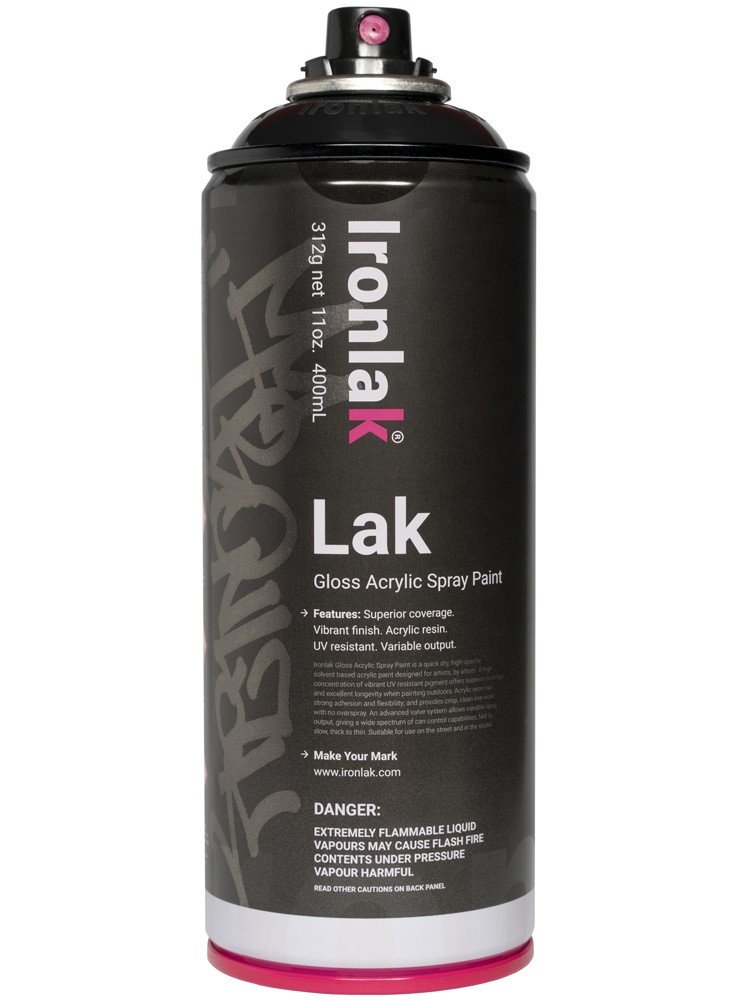 Ironlak 400ml Popular Colors Set of 12 Graffiti Street Art Mural Spray Paint - Image 3