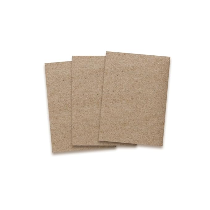Brown kraft paper card Pack of 25, 50 or 100 Blank invitation cards
