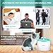 Pet Cat Water Fountain, Moer Sky 2L Automatic Dog Water Dispenser Electric Water Drinking Fountain with 3 Flow Settings & Replacement Filters & 1 Silicone Mat for Cats Dogs Multiple Pets