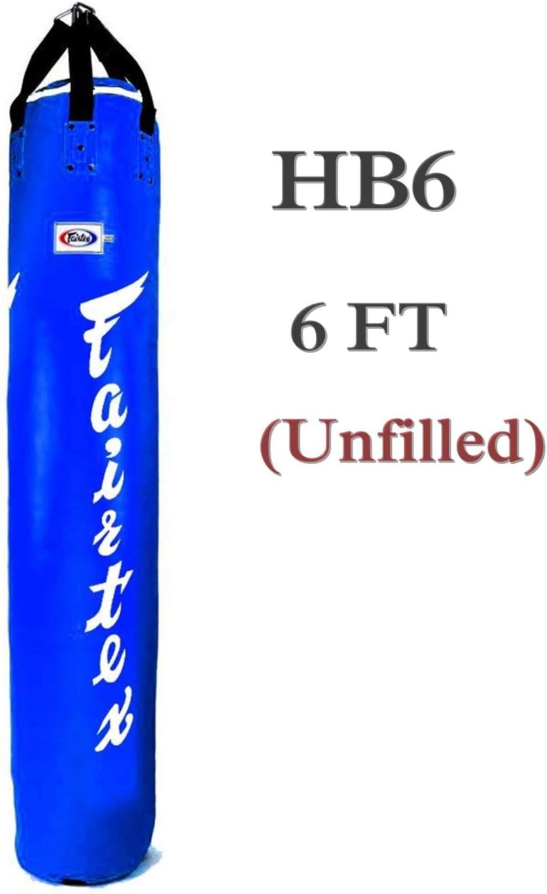 Fairtex Heavy Bag HB6 6FT Banana Muay Thai Kickboxing K1 MMA Fighting