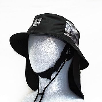 Amazon Co Jp 大きいサイズのプレミアムサンシェードサーフハット メンズ 日本製 日よけ付き 頭囲61cm ｌlサイズ Tavarua タバルア 大きいサイズのサーフハット ブラック スポーツ アウトドア