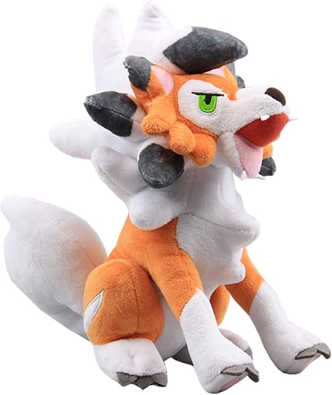 Tv Movie Character Toys Lycanroc Dusk Form Rock 10 Pokemon Plush Doll Figure Toy Sun Moon 10inch Gift Toys Games