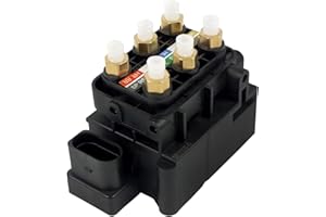 CHONSE Air Suspension Valve Block, Distribution Air Valve Compatible with Mercedes Benz GL320 GL350 GL450 GLE350 GLE400 S350 S400 S550 S600 S63 S65 AMG 2123200358
