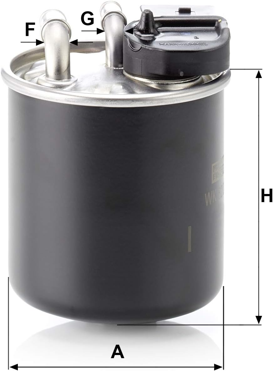MANN-FILTER WK 820/16 Fuel Filter - for Cars + Transporters, White, Single pack - Image 3