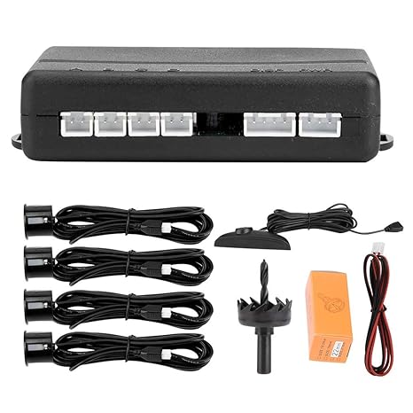 Amazon.com: Car Parking System,Car English Voice Broadcast Reverse ...