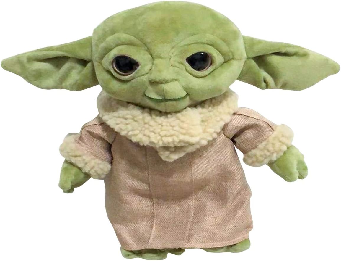 The Mandalorian Child Yoda Plush Toy, Baby Yoda Figure Stuffed Plush Doll Replica Collection