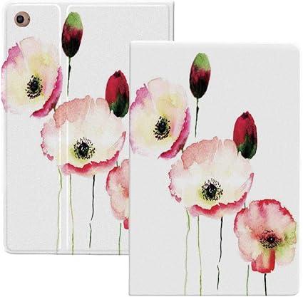 Amazon Ipad Pro 11 ケース ポピー 定型化された のポピーの花のリバイバル成長広く知られている永遠の命のサイン ピンクレッド ポピー Apple Pencil 2 ワイヤレス充電対応 軽量 き イッピー りスマートケース Ipad Pro 11インチ 用ハード背面カバー