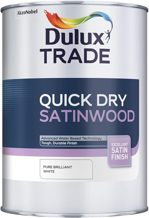 Dulux Quick Dry Satinwood White Cotton 750Ml [Misc.] Amazon.co.uk DIY