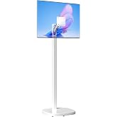 CTA Ergonomic Floor Stand For Monitors &amp; TV&rsquo;s Up To 35-inches &amp; 22 lbs - Mobile Stand With Anti-Knockdown Base &amp; Height Adjustable - Commercial Grade - (ADD-MSADFS)