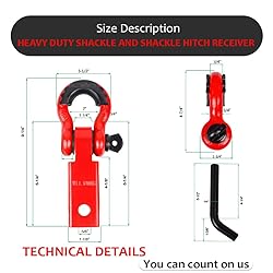 AUTOBOTS Tow Hitch Receiver 2", 45,000 Lbs Break
