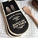 Black Vintage Double Oven Mitts Cooking Double Glove Dance and Champagne