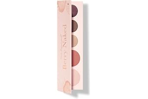 100% PURE Pretty Naked II Makeup Palette All in One Compact 3 Eyeshadow, Blush, Face Highlighter, Fruit Pigmented Natural Nude, Rose, Smokey Neutral for All Skin Types - Vegan (Nude to Smokey Tones)