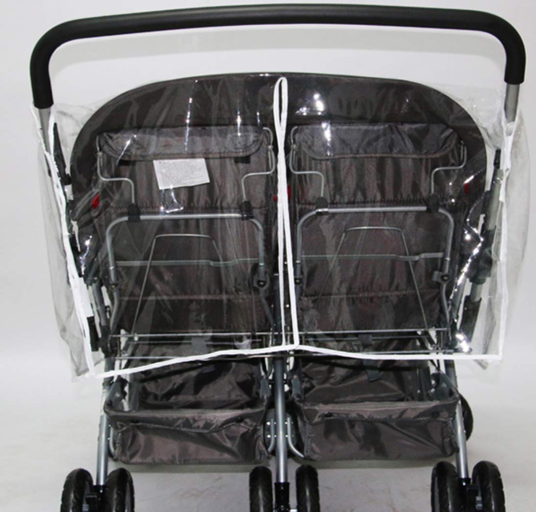 universal double pram rain cover