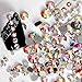 Nail Art Rhinestone Ab White Crystal 1440pcs/bag Shining Flatback Rhinestone Decorations for Nails SS8