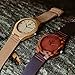 Wooden Watches for Men: Dark Sandalwood Bamboo Watch w/ Wood Case, Expresso Brown Genuine Cowhide Leather Strap, Japanese Analog Quartz Movement, Water Resistant, Unique, Minimalist & Eco Friendly