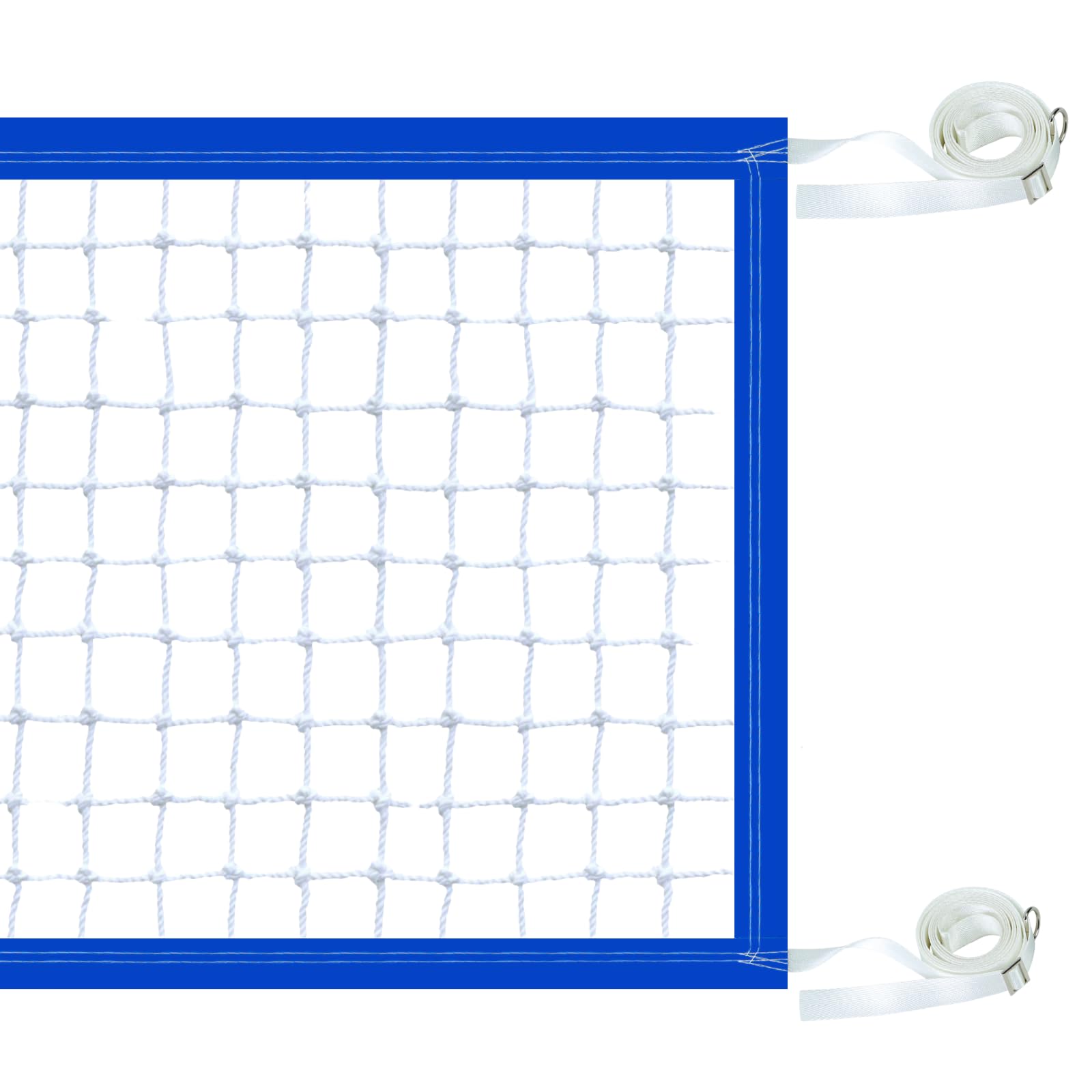 Photo 1 of WUBOECE Pool Volleyball Net Replacement 15X3 Ft Extended Length 15Ft-26Ft Adjustable with Heavy Duty Steel Buckle Upgraded Waterproof & Durable Nylon Straps for Swimming (Net Only)