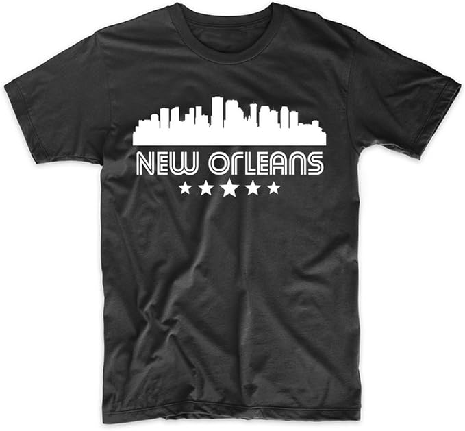 Amazon.com: Men's New Orleans Shirt - New Orleans Louisiana Skyline ...