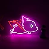 Superhero Cape Fly Pig Neon Sign Neon Pig Light Up Sign For Wall Decor Home Decor Neon Light USB Powered LED Light Up Signs Room Decor