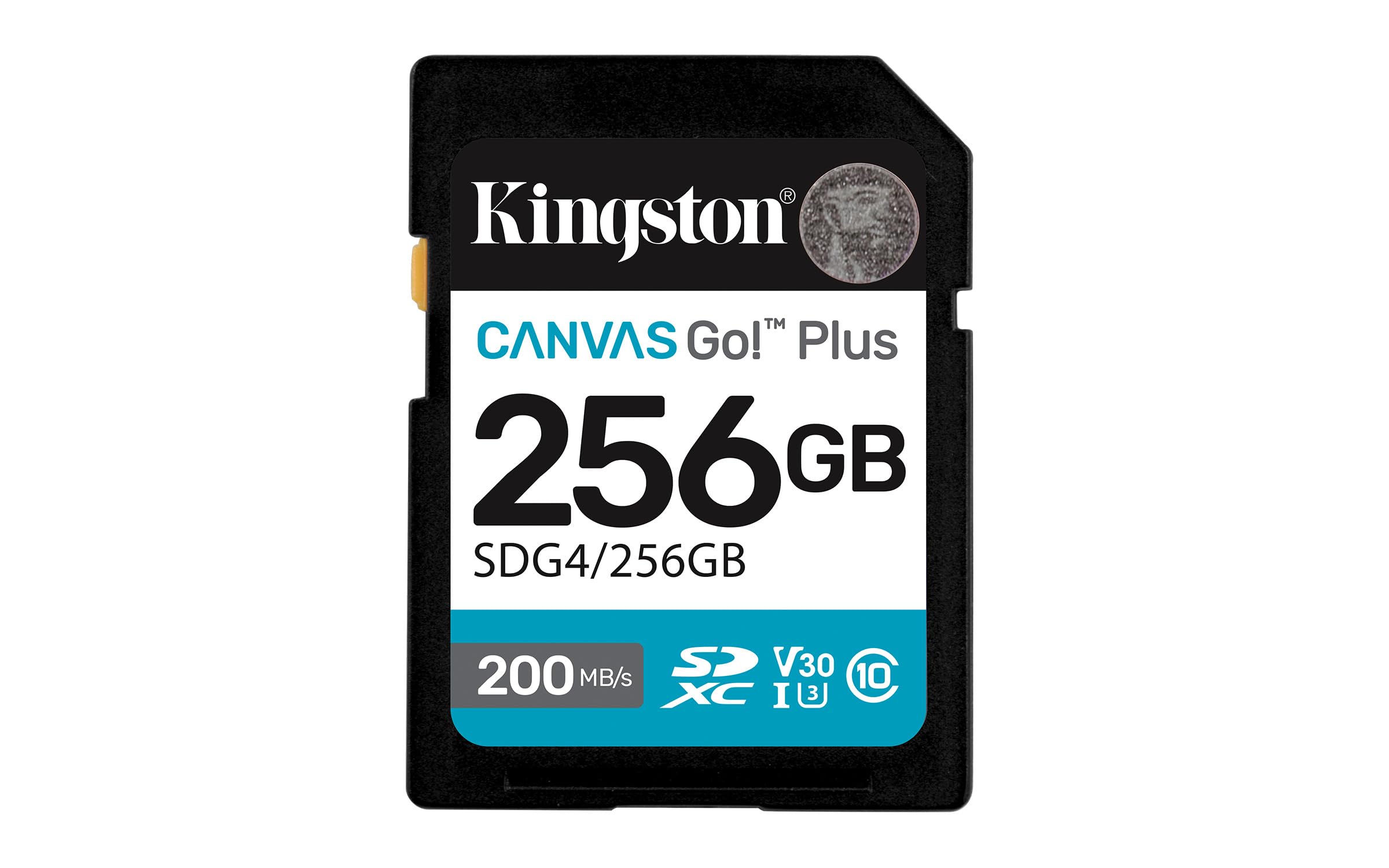 Photo 1 of Kingston Canvas Go Plus 256GB SD Card | Up to 200MB/s | Class 10, UHS-I, U3, V30 | SDG4/256GB