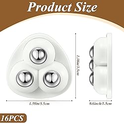Honoson 16 Pcs Self Adhesive Caster Wheels