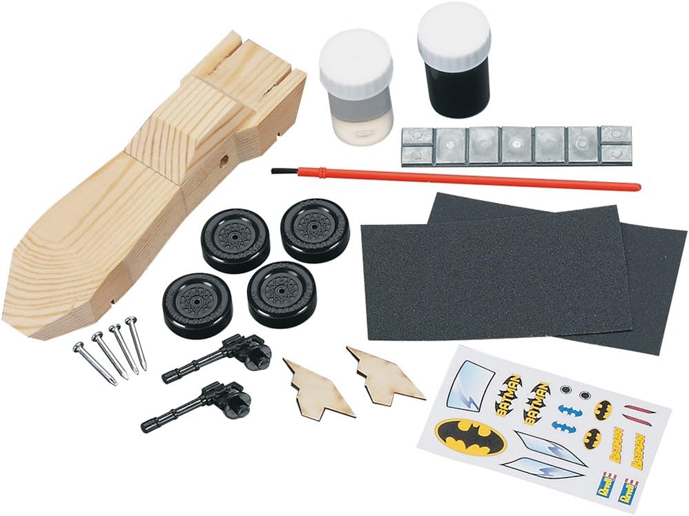 Revell Pinewood Derby Batman Batmobile Trophy Series Racer, Officially Licensed Boy Scouts of