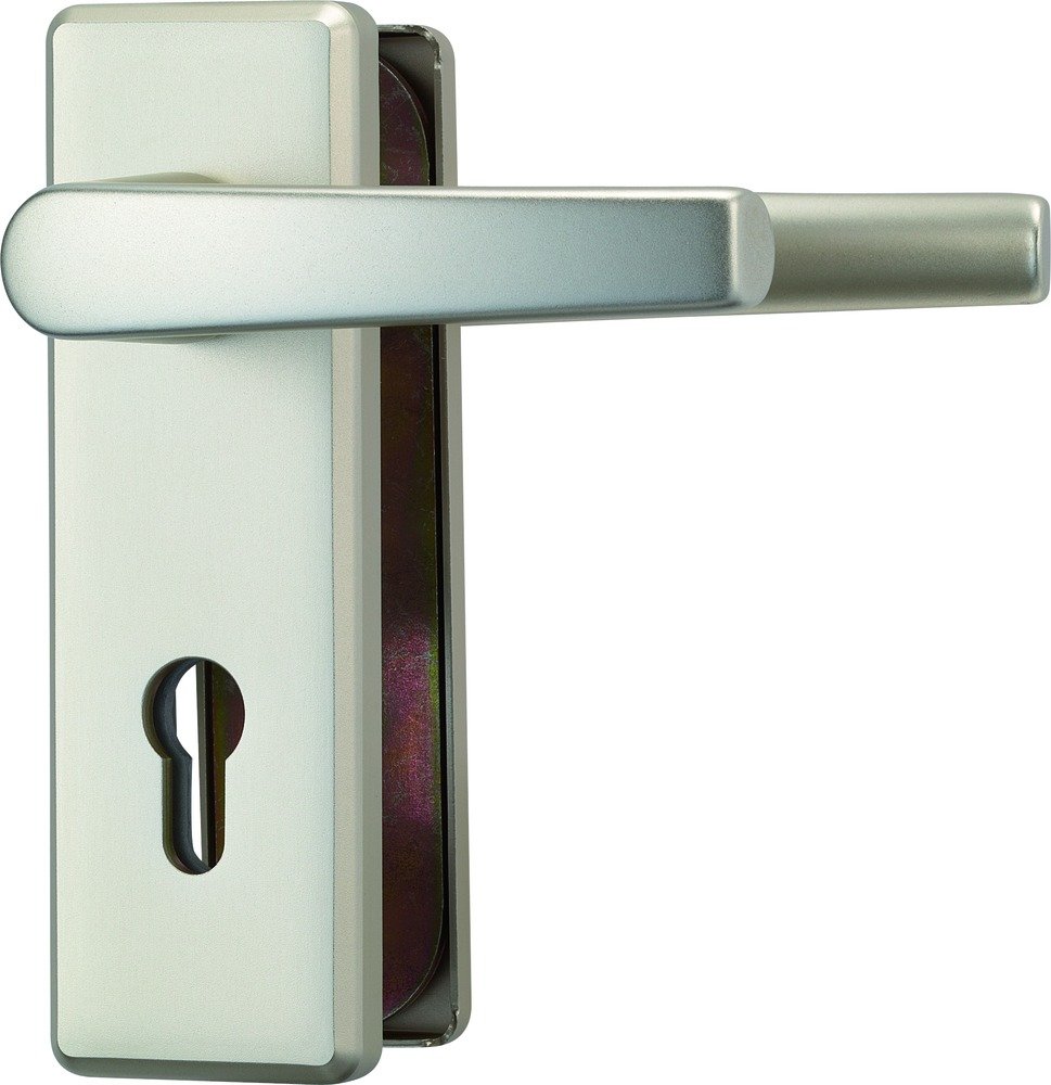 ABUS 248900 KKT512 F2 EK Protective Fitting Silver Double-Sided Handle