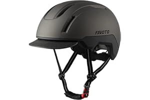 Favoto Adult Bike Helmet with Removable Visor - Lightweight Ebike Helmet CPSC Certified for Scooter, Commuting, Road Bicycle, Skating Adjustable Men Women Youth