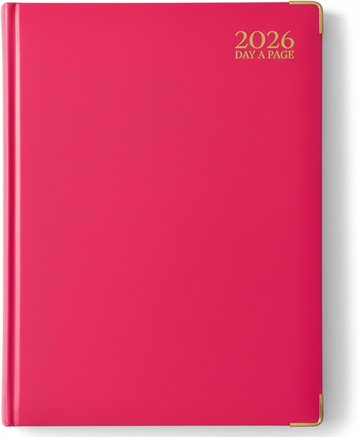 G4GADGET 2026 Diary A5 Day A Page - Pink | Hardback Cover | Daily Planner with Hourly Slots | Comprehensive Information and Note Sections