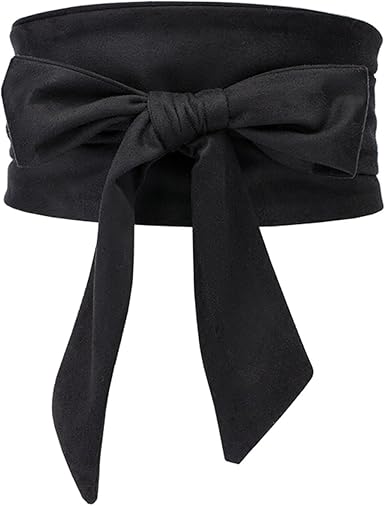 black waist sash