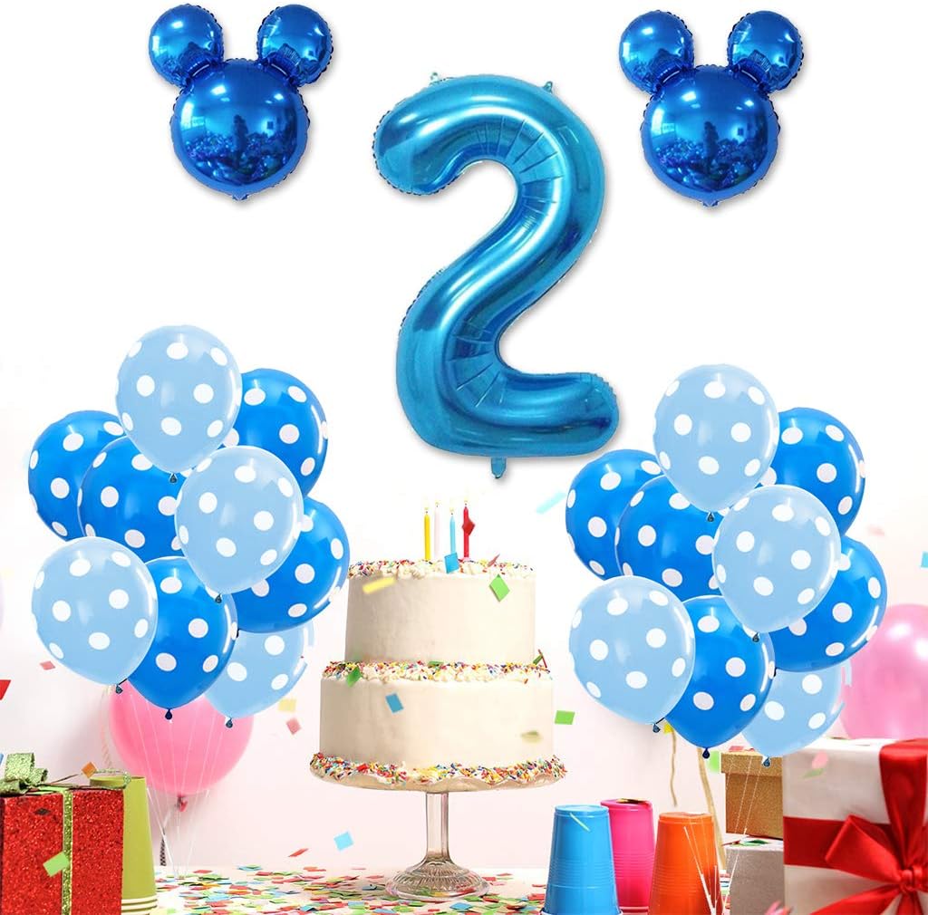 1er Cumpleanos Bebe Globos Decoracion De Mickey Mouse Cumpleanos 1 Ano Bebe Nino Bolas De Nido De Abeja De Mickey Globo De Red Black Banner De Happy Birthday Pack De Articulos Para