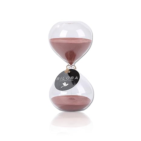 Reloj de arena Biloba Puff, cobre, 4.5 Inch , 5 Minutes(+/