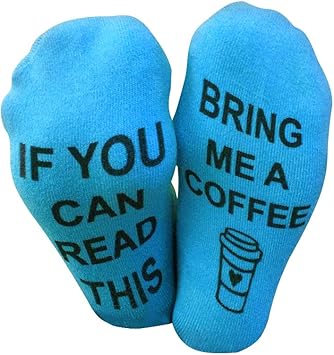 Regali Di Natale Unisex.Ndier Regali Di Natale Calzini Unisex Del Cotone If You Can Read This Bring Me Some Coffee Festa Favorevole Al Partito Per Amici Amanti Amazon It Giochi E Giocattoli