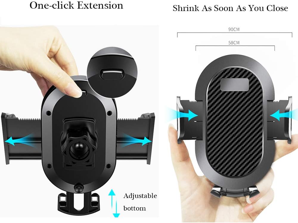 LEYMING Car Phone Holder, 3 in 1 Car Phone Mount - Image 5