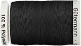 Gütermann Black 000 Top Stitch Thread 30m Extra Strong Polyester view 3