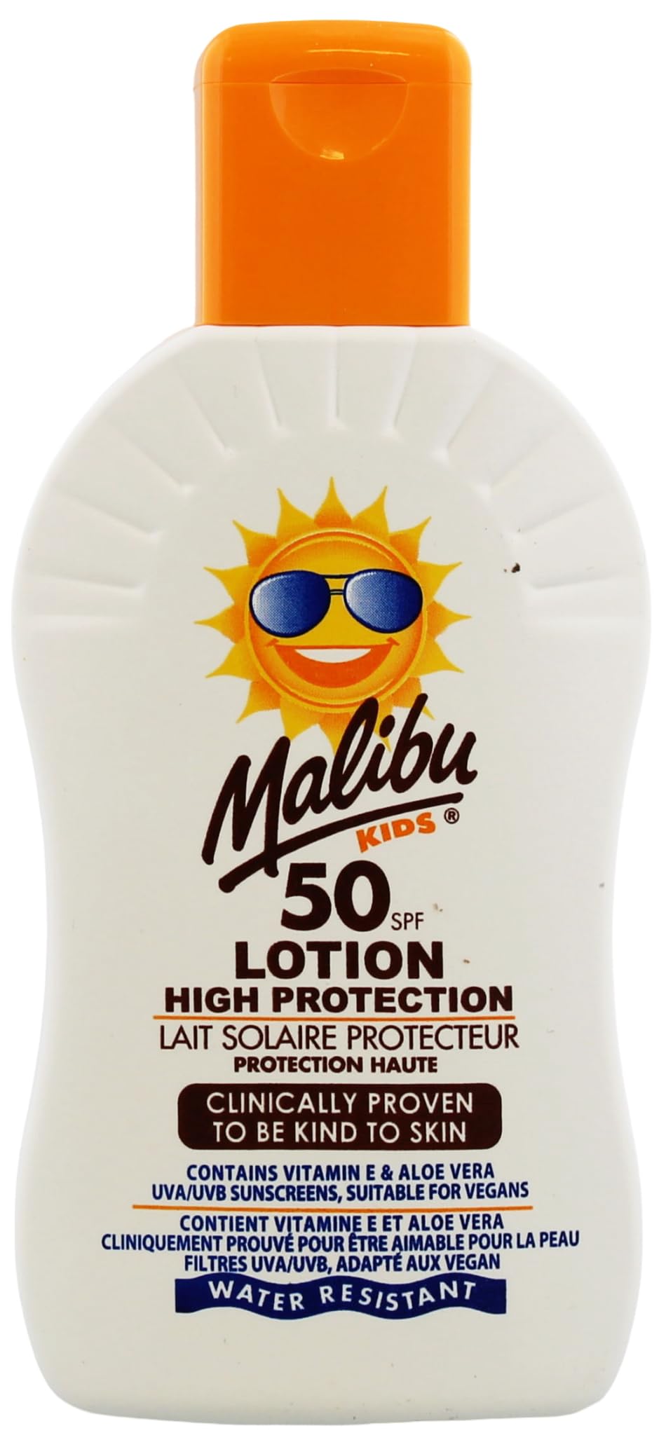 Malibu Sun Kids SPF 50 Lotion, High Protection Sunscreen for Children, Moisturising Kids Sun Cream for Body, Water Resistant, 200ml — image 1