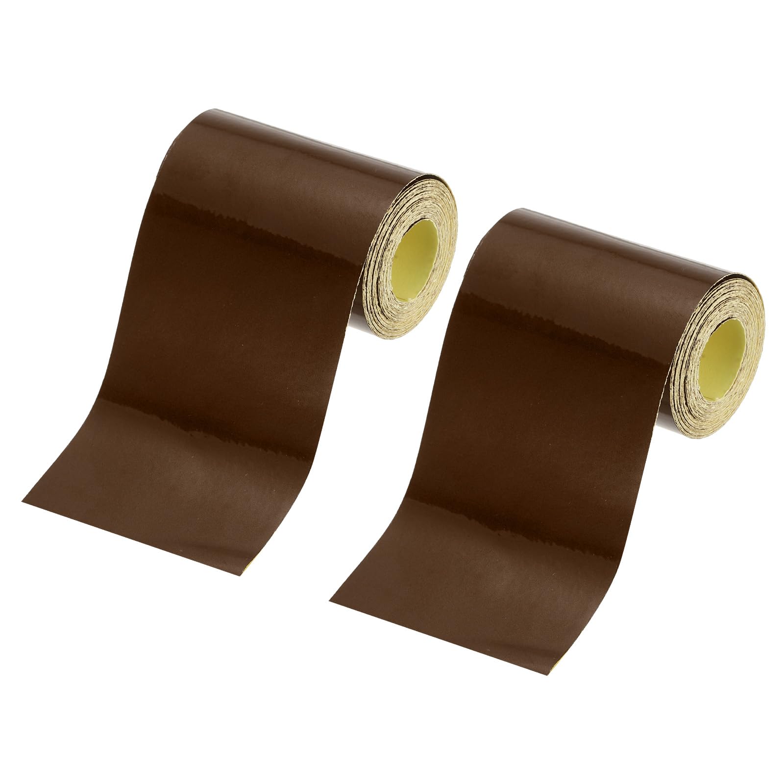 PATIKIL 2 Inch x 10 FT Reflective Tape, 2 Pack High Visibility Waterproof Conspicuity Outdoor Safety Warning Tape for Trailer Truck Car Bike, Brown