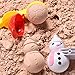 FUN LITTLE TOYS 10 Pcs Beach Sand Toys for Kids, Beach Sand Tools Included Sand Buckets, Shovel, Snowball Sandball Maker, Summer Outdoor Toys Sand Molds for Toddlers